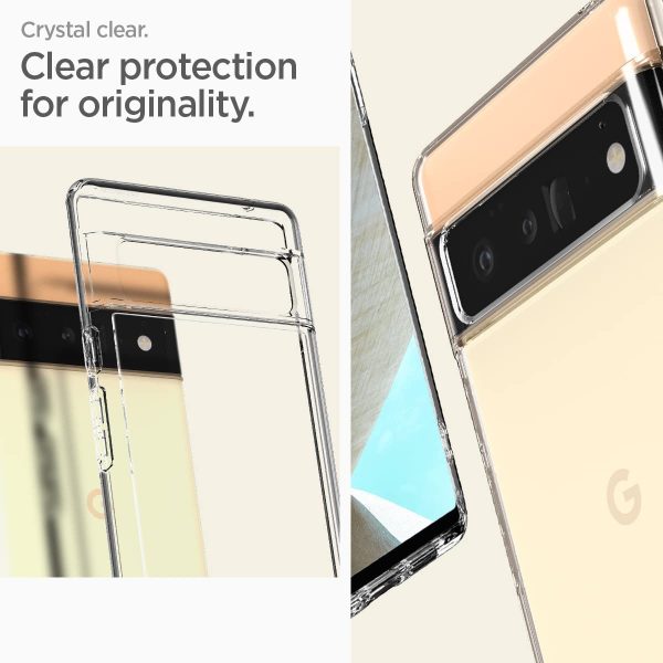 Google Pixel 6 Pro Ultra Hybrid Case by Spigen ACS03457 - Crystal Clear - Image 3