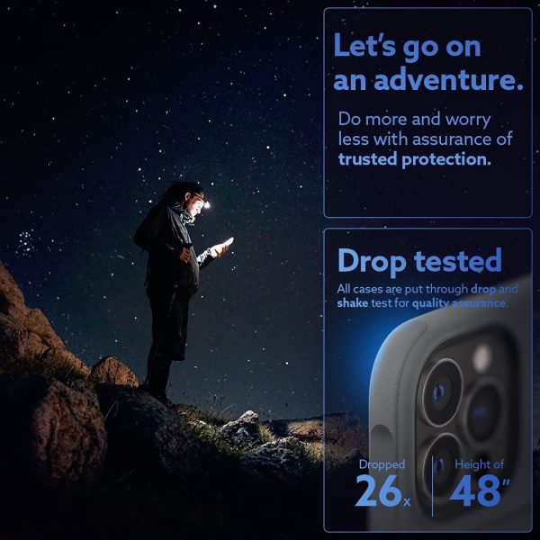 Apple iPhone 13 Pro Max Stratum 360 Degree Protection Case with Magnetic Protector by Caseology - ACS03599 - Ash Gray - Image 3