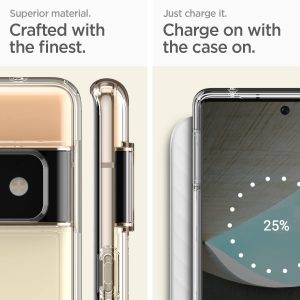Google Pixel 6 Pro Ultra Hybrid Case by Spigen ACS03457 - Crystal Clear - Image 5