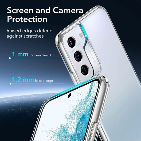Galaxy S22 Project Zero Silicon Back Case by ESR – Crystal Clear - Image 4