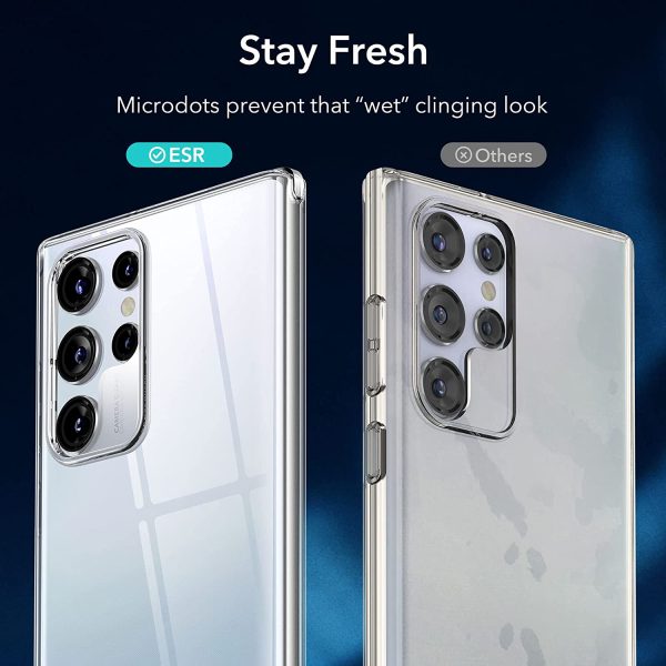 Galaxy S22 Ultra Project Zero Silicon Back Case by ESR – Crystal Clear - Image 5