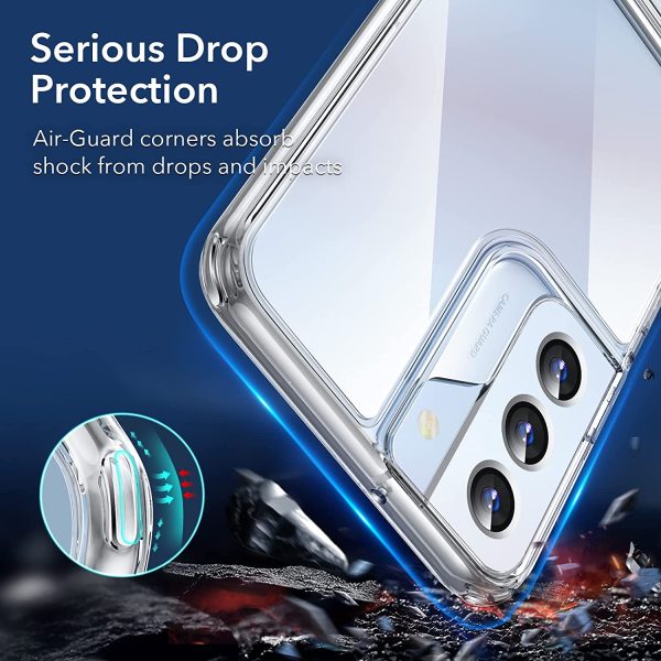71s+w7WgYfL._AC_SL1500_ Galaxy S22 Plus Air Shield Boost Back Case with Kickstand by ESR – Crystal Clear - Image 5