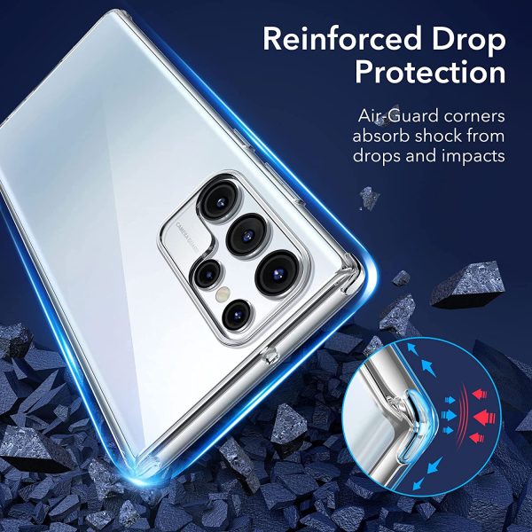 Galaxy S22 Ultra Project Zero Silicon Back Case by ESR – Crystal Clear - Image 8