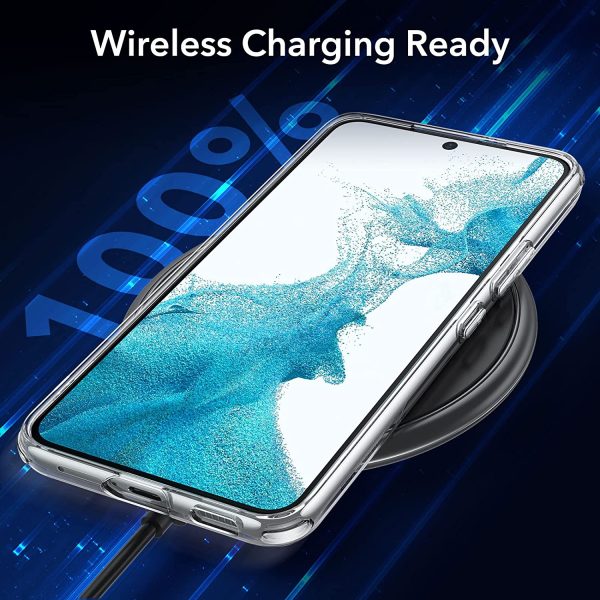 Galaxy S22 Project Zero Silicon Back Case by ESR – Crystal Clear - Image 8