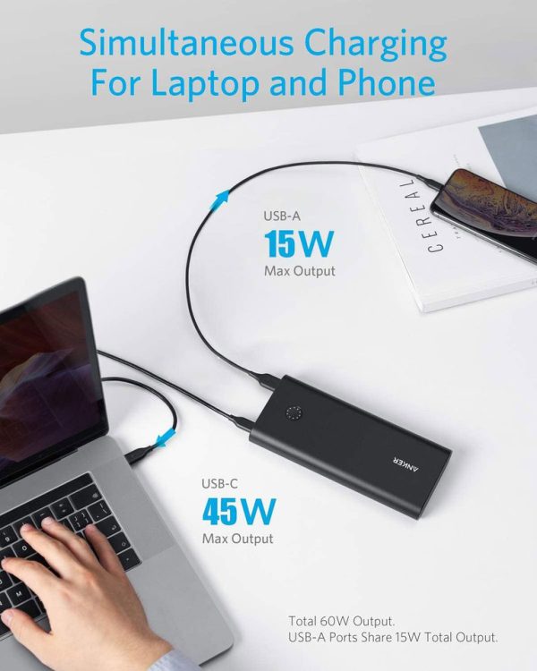 Anker PowerCore+ 26800 mAh Power Delivery PD 45W Powerbank with Powerport III Mini 30W - B1376L11 - Image 4