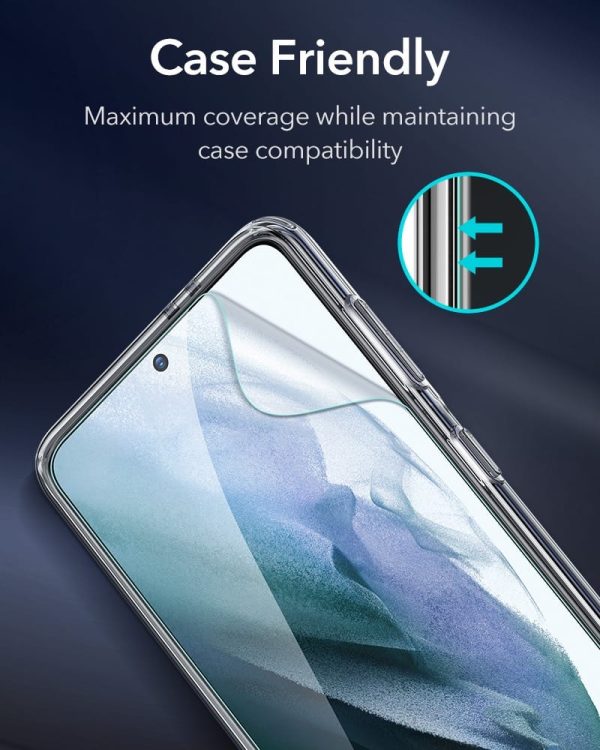 Galaxy S22 Plus Liquid Skin Screen Protector Pack of 3 – Crystal Clear - Image 3