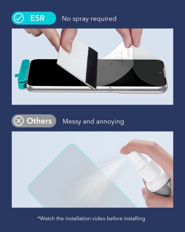 Galaxy S22 Plus Liquid Skin Screen Protector Pack of 3 – Crystal Clear - Image 7