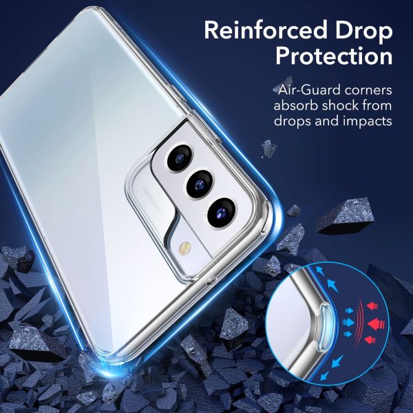 Galaxy S22 Plus Project Zero Silicon Back Case by ESR – Crystal Clear - Image 5