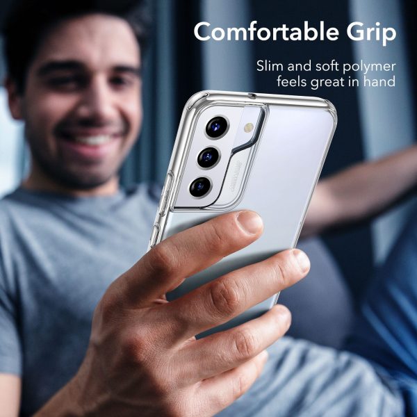 Galaxy S22 Plus Project Zero Silicon Back Case by ESR – Crystal Clear - Image 2