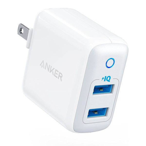 ANKER PowerPort II IQ with 2 PIQ Ports 12W - White - A2027121 - Image 1