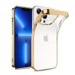 Apple iPhone 13 Pro Project Zero TPU Case with Colored Sides - Gold