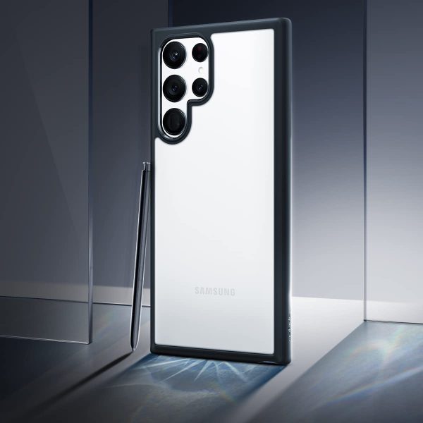 Ultra Hybrid Case for Galaxy S22 Ultra by Spigen ACS03919 - Matte Black - Image 2