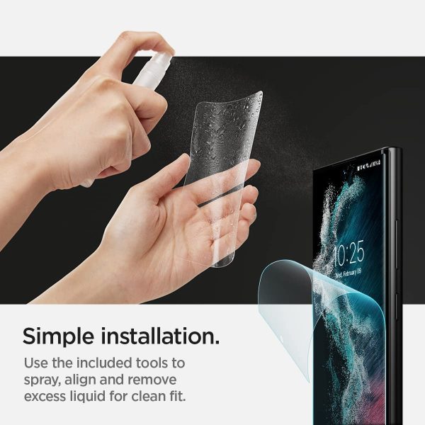 612fEKmwwpL._AC_SL1200_ Galaxy S22 Ultra Neo Flex HD Flexible Protector - 2 PACK - AFL04137 - Clear - Image 7