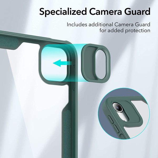 iPad Air 5 2022 Rebound Hybrid Case 360 Detachable Magnetic Cover, Adjustable Portrait / Landscape Stand, Pencil 2 Support, iPad Air 5/4 Case - Forest Green - Image 7