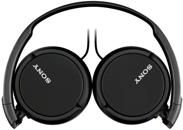 Sony ZX Series Wired On-Ear Headphones with Mic - Black MDR-ZX110AP - Image 2