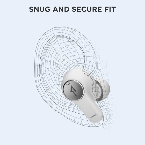 1More PistonBuds Bluetooth Headphone 5.0 with 4 Built-in Mics ENC for Clear Call, True Wireless Earbuds IPX4 with DNN, HiFi Stereo in-Ear Deep Bass Headset, Supports AAC&SBC, 24H - White - Image 7