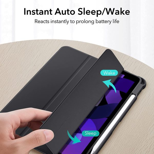 iPad Air 5 2022 Rebound Hybrid Case Pro Stand Case with Detachable Cover & Pencil Holder - Black also for iPad Air 4 2020 / iPad Pro 11" 2021 - Image 9