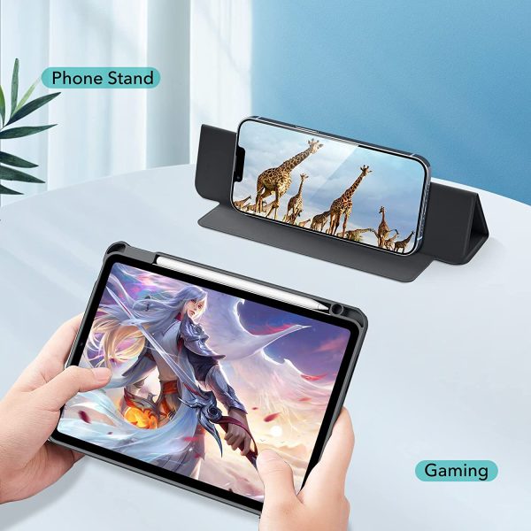 iPad Air 5 2022 Rebound Hybrid Case Pro Stand Case with Detachable Cover & Pencil Holder - Black also for iPad Air 4 2020 / iPad Pro 11" 2021 - Image 6