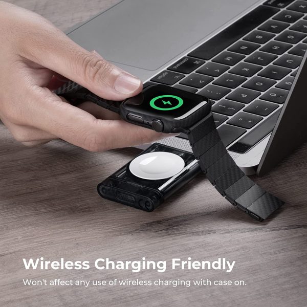 Apple Watch Series 8 / Series 7 45mm Air Case Exquisite Refined Minimalist Slim Apple Watch Case Protective iWatch Cover Carbon Fiber - Image 7