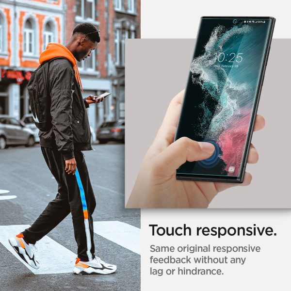 71b8yCMbJRL._AC_SL1200_ Galaxy S22 Ultra Neo Flex HD Flexible Protector - 2 PACK - AFL04137 - Clear - Image 3