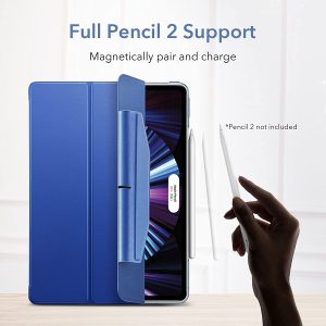 iPad Pro 11 2021 Ascend Trifold Hard Smart Case by ESR - Navy Blue - Image 3