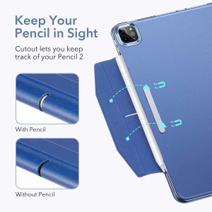 iPad Pro 11 2021 Ascend Trifold Hard Smart Case by ESR - Navy Blue - Image 8