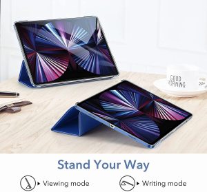 iPad Pro 11 2021 Ascend Trifold Hard Smart Case by ESR - Navy Blue - Image 6