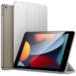 iPad 9th Gen 2021 Ascend Trifold Hard Smart Case by ESR - Silver Gray also for iPad 8th Gen / iPad 7th Gen 2019