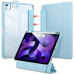 iPad Air 5 2022 Rebound Hybrid Case Pro Stand Case with Detachable Cover & Pencil Holder - Sky Blue also for iPad Air 4 2020 / iPad Pro 11" 2021