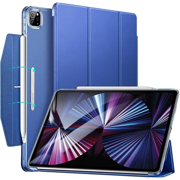 iPad Pro 11 2021 Ascend Trifold Hard Smart Case by ESR - Navy Blue - Image 1