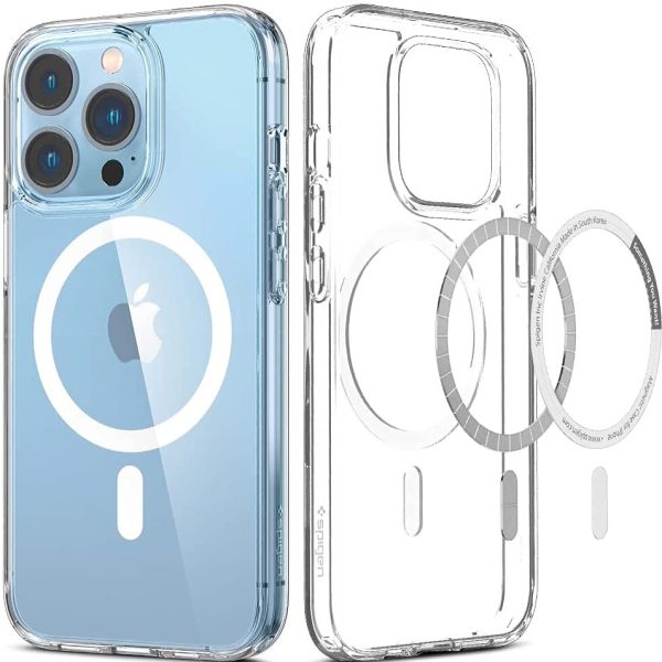 Apple iPhone 13 Pro Ultra Hybrid Mag MagSafe Enabled Case by Spigen - ACS03267 - White - Image 1