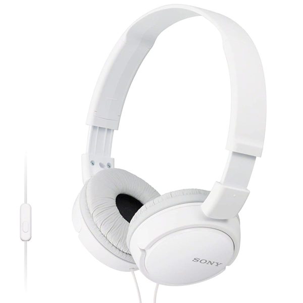 sony-mdr-zx110ap-white-in-pakistan Sony ZX Series Wired On-Ear Headphones with Mic - White MDR-ZX110AP - Image 1