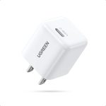 UGREEN Mini 20W USB C Charger - PD Fast Charger Block USB-C Power Adapter Compatible with iPhone 13/13 Mini/13 Pro/13 Pro Max & iPhone 12 Series - White - 10219