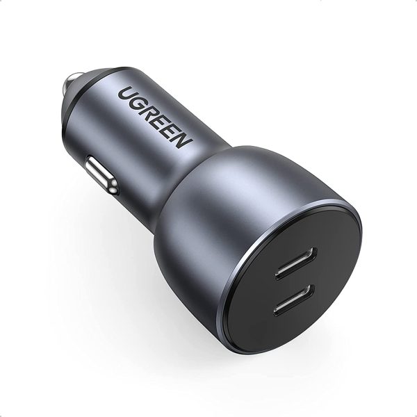51ZLkeh1qsL._AC_SL1500_ UGREEN Car Charger 40W Car Charger Adapter Fast Charging 40W PD 3.0 Metal Dual USB C Car Charger Adapter - 70594 - Image 1