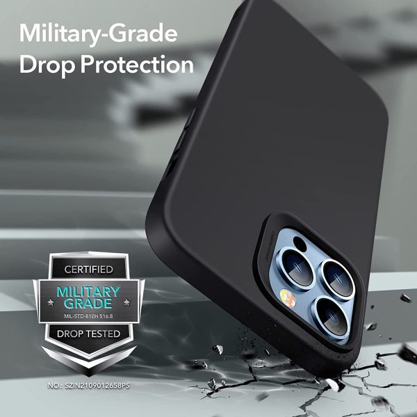 Apple iPhone 13 Pro Max Cloud Super Soft Case by ESR - Black - Image 8