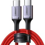 UGREEN USB-C to USB-C Cable USB Type C 60W Power Delivery PD Charging Cable - 3 Feet - Red - 60186