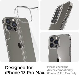 Apple iPhone 13 Pro Max Air Skin Super Thin Reduced Yellowing Case by Spigen - ACS03196 - Crystal Clear - Image 4
