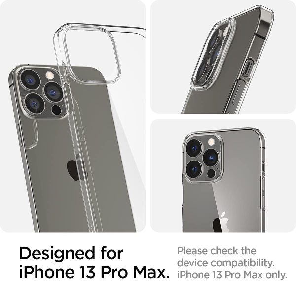 Apple iPhone 13 Pro Air Skin Super Thin Non Yellowing Case by Spigen - ACS03253 - Crystal Clear - Image 3