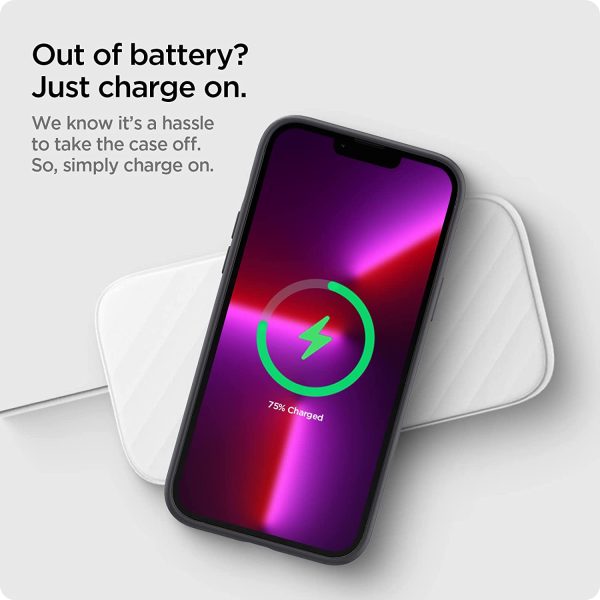 Apple iPhone 13 Pro Max Silicone Fit Soft Case by Spigen - ACS03228 - Black - Image 4