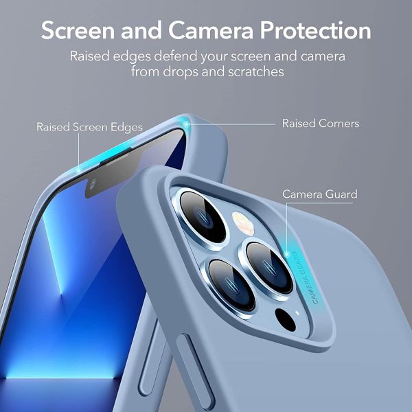 Apple iPhone 13 Pro Max Cloud Super Soft Case by ESR - Sierra Blue - Image 5