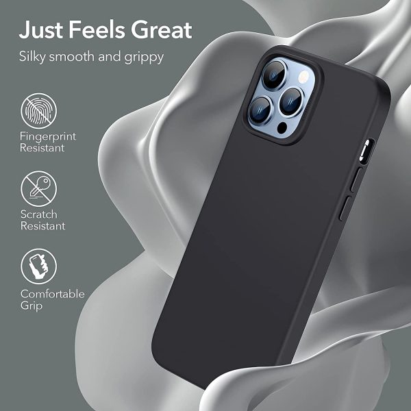 Apple iPhone 13 Pro Max Cloud Super Soft Case by ESR - Black - Image 6
