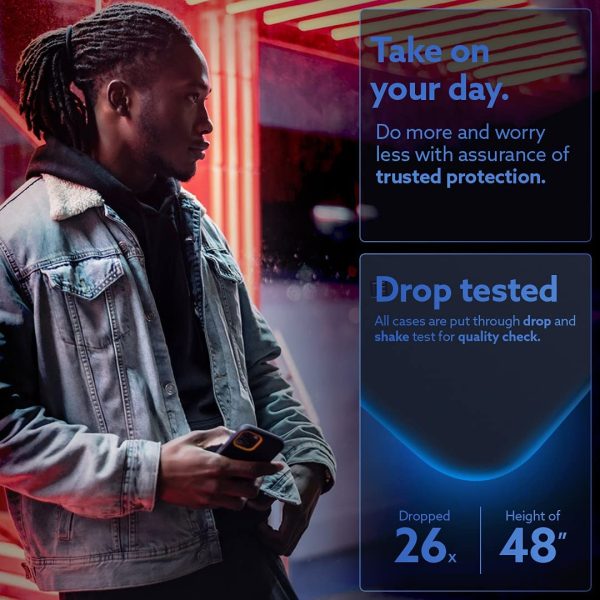 715OPaB7UAL._AC_SL1080_ iPhone 13 Pro NanoPop Mag Dual tone Liquid Silicone Case by Caseology Magsafe Enabled - Blueberry Navy - ACS03910 - Image 6