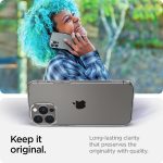 Apple iPhone 13 Pro Max Air Skin Super Thin Reduced Yellowing Case by Spigen - ACS03196 - Crystal Clear - Image 6