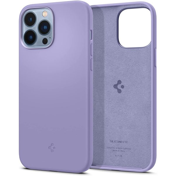 apple-13-pro-max-iphone-iris-purple-silicon-fit Apple iPhone 13 Pro Max Silicone Fit Soft Case by Spigen - ACS03231 - Iris Purple - Image 1