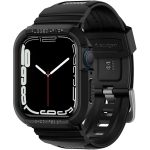Apple Watch Band & Case Spigen Rugged Armor Pro for 41mm Series 7 / 40 mm Series 6 / 5 / 4 - Matte Black - ACS00546