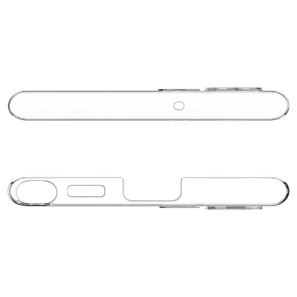 Galaxy S22 Ultra Air Skin Super Thin Non Yellowing Case by Spigen ACS03930 - Crystal Clear - Image 4