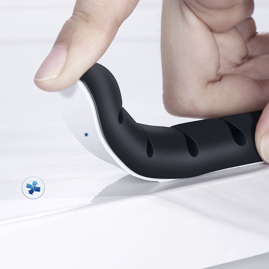 eng pl Ugreen 2x self adhesive organizer for 4 cables wires black 30762 57450 7