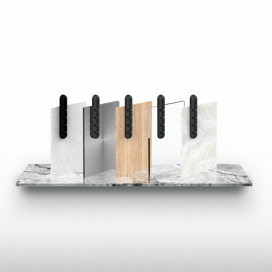 eng pl Ugreen 2x self adhesive organizer for 4 cables wires black 30762 57450 8