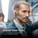 SoundPEATS Mac 2 True Wireless Earbuds, IPX7 Waterproof Bluetooth Headphones, Sports Earphones with Superior Sound, 60 Hrs Playtime, Touch Control, USB-C Charge - Black - AMT - Image 3