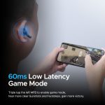 SoundPEATS Mac 2 True Wireless Earbuds, IPX7 Waterproof Bluetooth Headphones, Sports Earphones with Superior Sound, 60 Hrs Playtime, Touch Control, USB-C Charge - Black - AMT - Image 7